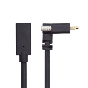 USB 3.1 Type C USB-C �P�[�u�� �X�N�����[���b�N �A�b�v�A���O���I�X-���X �����f�[�^�R�[�h Realsense Camera VR 0.3m UC-041-UP-XY
