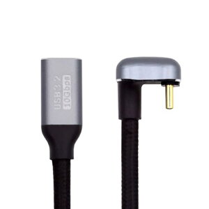 USB 3.1 USB-C Type C �I�X-���X�P�[�u�� 10Gbps �f�[�^�]�� 100W PD�[�d�R�[�h 4K 60Hz �r�f�I���j�^�[�P�[�u�� ���Α�U���^�o�b�N�A���O���X���[�u�t�� �m�[�g�p�\�R���p Chromebook 3.0M