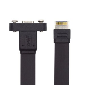 USB 3.2 �����f�[�^�P�[�u�� 20Gbps IDC Type-E 20�s�� - USB-C Type-C���X�t�����g�p�l���w�b�_�[�A�_�v�^�[�R�[�h 1.6�t�B�[�g �t���L�V�u���t���b�gFPC�f�U�C�� SSD HDD �d�b �^�u���b�g�Ή�