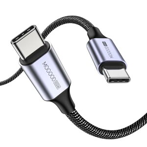 USB C - USB C�P�[�u�� �����[�d�P�[�u��100W C - C�I�X�P�[�u�� iPhone 15 / 15 Pro / 15 Plus / 15 Pro Max Samsung S23 Note 10 Pixel Mi iPad�ɑΉ�����C�^�C�v�[�d�P�[�u�� (�O���[ / 2M)
