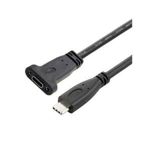 USB-C �P�[�u�� USB 3.1 Type C �I�X-���X �����f�[�^�l�W���b�N�P�[�u�� Realsense Camera VR Quest Link�p UC-041-BK-XY