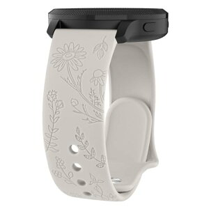 Garmin Venu Sq / Sq Music / Venu 2 Plus / Vivoactive 5 / Vivoactive 3 / Vivomove Sport / Forerunner 55 158 245 645 �o���h 20mm �����x���g �V���R�� �����o���h �ԕ� �t�����[ Garmin Vivomove Style / Luxe / HR (�X�^�[���C�g)