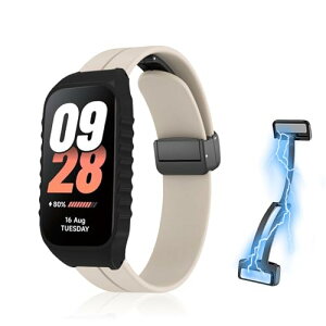 Xiaomi Smart Band 8 Active / Xiaomi Redmi Smart Band 2 �o���h �V���R�� �x���g�}�O�l�b�g�t�� �����ȒP �X�|�[�c�o���h �X�g���b�v �ւ��o���h �����x���g Xiaomi Smart Band 8 Active / Xiaomi Redmi Smart Band 2 �_�炩