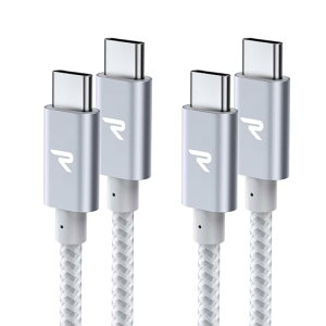 USB C �P�[�u�� 1m PD�Ή� 60W�}���[�d �f�[�^�]�� �f���h�~ ���ϋv�i�C���� iPhone17 / Air / 16 / 16e / 15 �[�d MacbookPro / iPad Pro&Air / Galaxy / Sony�Ȃ�Type C�@��Ή� 2�{�Z�b�g