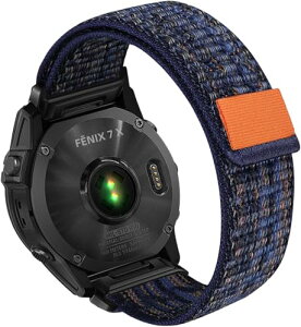 Garmin Tactix 8 51mm / Garmin Fenix 8 51 mm / Fenix 7X Pro Solar / 7X Pro / 7X Solar / 7X / 6X Pro / 6X 26mm �o���h ���� �x���g �i�C���� �x���N���f�U�C�� �T�C�Y���߉\ �e�͐�