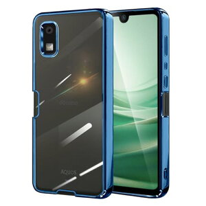 AQUOS wish / AQUOS wish2 �P�[�X SH-51C SHG06 A204SH A103SH SH-M20 �ϏՌ� �J�o�[ �A�N�I�X wish2 �P�[�X ���b�L���H �X�}�z�P�[�X �X�g���b�v�z�[���t�� �Ռ��z�� �y�� ���^ ���� TPU �\�t�g �P�[�X (�u���[)