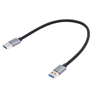 USB�P�[�u�� 5Gbps USB 3.0 Type-A �I�X - �I�X �P�[�u�� ���� �f�B�X�N SSD �J�����f�[�^�p �V���o�[ 30cm