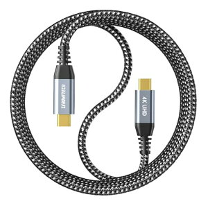 USB C �P�[�u�� 1.8M 20Gbps�����f�[�^�]�� 4K / 60Hz �f���o�� 100W / 5A�}���[�d PD�Ή� USB3.2 Gen2 Type-C �f�[�^�]���P�[�u���Ή� MacBook Pro / Air iPad Pro / �A�C�E�I�[�E�f�[�^ / Dell / LG / PHILIPS / cocopar / EVICIV