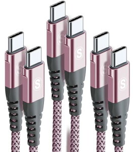 �^�C�vc �P�[�u�� 1M+1M+1M / 3�{�Z�b�g PD�Ή� 60W�}���[�d USB C&USB C �P�[�u��iPhone16 / iPhone 15 �[�d�P�[�u���[�d�� Type-c �A�C�t�H��15 / iPhone15 pro Max,iPad Pro / Air,MacBookPro,Samsung Galaxy S25 / S24 / S23 / S22,So