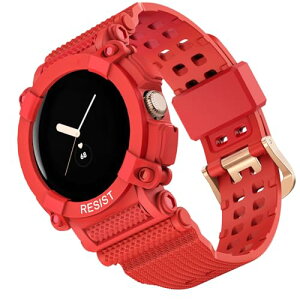 Google Pixel Watch 2 / Google Pixel Watch �o���h �����x���g �X�|�[�c�o���h ��̌^�o���h �ϏՌ� TPU ��d�\�� �����p �x���g �ی� ���h�~ �����ȒP Pixel Watch 2 / Pixel Watch�o���h�Ή� (���b�h)