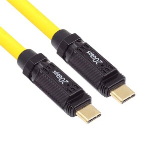USB-C USB4�P�[�u�� 20Gbps 8K Type-C �I�X-�I�X �n�C�t���b�N�X �E���g���\�t�g �V���R�� 140W �����P�[�u�� �d���ƃf�[�^ �Q�[�~���O�L�[�{�[�h�}�E�X�p 1m / 6.6�t�B�[�g