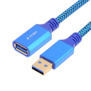 USB�P�[�u�� 5Gbps USB 3.0 Type-A �I�X - USB3.0 A ���X �P�[�u�������X���[�u �f�B�X�N SSD �J���� �f�[�^�p �u���[ 30cm