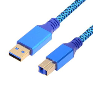 USB�P�[�u�� 5Gbps USB 3.0 Type-A �I�X - USB3.0 Type-B �I�X�����P�[�u�� �f�B�X�N SSD �J���� �f�[�^�p �u���[ 30cm
