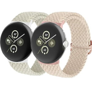 Google Pixel Watch 2 / Pixel Watch 3 41mm Pixel Watch �x���g ���f�B�[�X �����Y �i�C���� �_�炩�� �����x���g �h�� ���E�ȒP �����\ Pixel Watch 2 �o���h �~���N�e�B�[ / �X�^�[���C�g