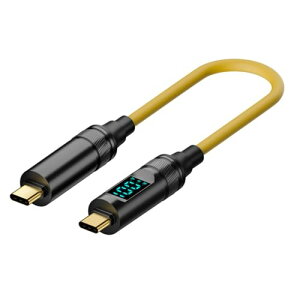 USB C �P�[�u�� 100W 20Gbps �d��&�f�[�^�P�[�u�� �X�}�[�gLED�f�B�X�v���C�t�� 8K Type-C �I�X-�I�X �m�[�g�p�\�R�� �f�B�X�N �t�H���p 200cm