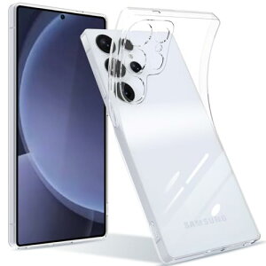 Galaxy S25 Ultra �P�[�X �N���A �M�����N�V�[s25 Ultra SC-52F SCG32 �J�o�[ ���� �X�}�z�P�[�X �ϏՌ� TPU �y�� ���^ �X�g���b�v�z�[���t�� ���b�L���H �\�t�g ������� �g�уP�[�X (�N���A)