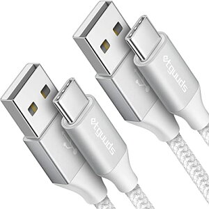 USB Type C �P�[�u�� �z���C�g 1m 2�{�Z�b�g �}���[�d QC3.0 �^�C�vc �P�[�u�� �� �����f�[�^�]�� c�^�C�v ���ϋv�i�C���� Switch Xperia XZ3 XZ2 XZ Galaxy S10 S9 A20 A21 Note 10 9 8 FireHD8 10 Plus FireMax11 Xiaomi ����