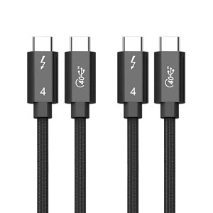 USB Type C �P�[�u�� 0.5M+1.2M 240W�}���[�d 8K40 Gbps �f�[�^�]�� Type-C &Type-C �P�[�u�� USB-C & USB-C MacBook / iPad / Mac mini / iphone15 / iphone 16�Ȃ� (0.5m+1.2m)