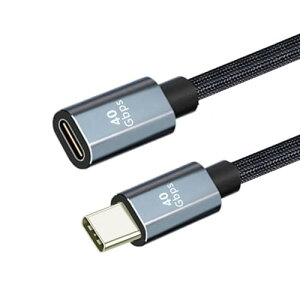 USB�P�[�u�� USB4 �����P�[�u�� �I�X - ���X 40Gbps USB4.0 100W �[�d����� 8K@60Hz Compatible with iPhone 15 �[�d �f�[�^ �d�� PC �g�ѓd�b �X�}�z �^�u���b�g �m�[�gPC �� Thunderbolt3 / 4 (30cm)