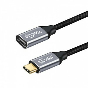 Type C �P�[�u�� USB-C USB 3.1 Type-C �I�X-���X �����f�[�^�P�[�u�� 10Gbps 100W �X���[�u�t�� iPhone 15 �m�[�g�p�\�R�� (300cm)