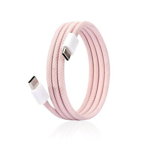 USB-C �P�[�u�� 1m �}�O�l�b�g �^�C�vC �[�d�P�[�u�� 60W PD�}���[�d �����f�[�^�]�� ���C �������h�~ �f���h�~ iPhone 15 MacBook Pro Matebook iPad Xperia Galaxy��Type-c�@��(Pink)