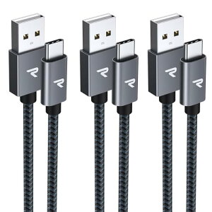 �^�C�vc �P�[�u�� 15W�}���[�d QuickCharge3.0USB2.0�K�i iPhone17 / Air / 16 / 16e / 15 �[�d Sony Xperia / Samsung / Asus Zenfone / Fujitsu Arrows / PS5�R���g���[���[ �^�C�vc���@�� 0.2m+1m+2m 3�{ / �� usb c �P�[�u��