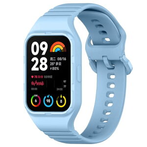Xiaomi Smart Band 8 Pro (Xiaomi Mi Band 8 Pro) �o���h �����x���g �V���R���o���h �X�|�[�c�o���h �����p�X�g���b�v �_�炩�� �y�� ��̌^�o���h �S�ʕی� Xiaomi Smart Band 8 Pro (Xiaomi Mi Band 8 Pro) (���C�g�u