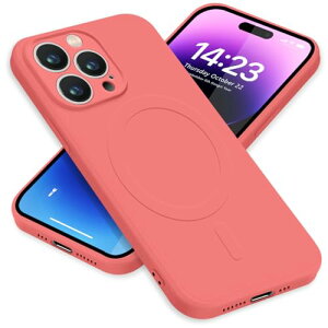 iPhone14 ProMax �P�[�X MagSafe �V���R�� �A�C�t�H��14ProMax �X�}�z�P�[�X �J�o�[ �ϏՌ� �����Y�ی� �}�O�l�b�g���� �ԍڃz���_�[ ���C�����X�[�d�X�g���b�v�z�[���t�� �I�V���� �w��h�~ ���^ (��