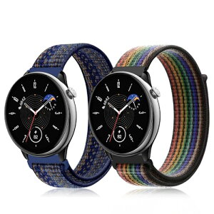 Amazfit Active / GTS 4 Mini / GTR Mini / Bip 3 / Bip 3 Pro �x���g 20mm �o���h �i�C���� �ւ��x���g �ґg�X�g���b�v �x���N�� �T�C�Y���߉\ �ʋC �y�� �_�炩�� �����Y�����f�B�[�X Amazfit GTS 4 / GTS 3 / GTS 2 M