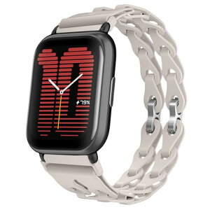 Amazfit Active 2 / Active / GTR Mini / GTS 4 / Bip 3 / Bip 3 Pro / GTS 3 / GTS 2e �x���g 20mm �_�炩�� �V���R�� �������҂݃f�U�C�� �����o���h �ւ��x���g Amazfit GTS 2 Mini / GTS 2(�I�t�z���C�g)