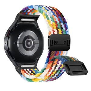 Galaxy Watch FE 40mm / Samsung Galaxy Watch 6 / 5 / 4 40mm 44mm Galaxy Watch 6 Classic 43mm / 47mm �o���h �����^�b�` �i�C���� �x���g �u���C�f�b�h �����p�o���h �ґg �X�|�[�c�o���h �x���g �ւ��o���h One-Click �N