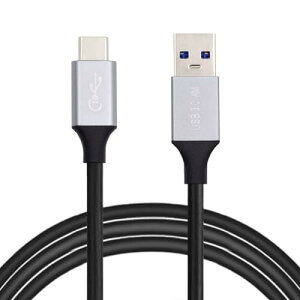 USB C �P�[�u�� USB-C 10Gbps USB 3.1 �^�C�v C �I�X - USB3.0 �^�C�v A �I�X �f�[�^�d���P�[�u�� 5V3A PC �g�ѓd�b �X�}�z �^�u���b�g �m�[�gPC �� (30cm)