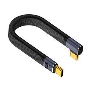 USB C �P�[�u�� L�� 40Gbps USB-C to USB-C �P�[�u�� 240W �}���[�d & 48V / 5A�[�d�d�� 8K@60Hz USB Type C L���^ �I�X to �I�X �Z�� ��13cm �����ϋv iPhone / MacBook Pro / Galaxy ��