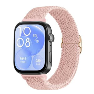 Huawei Watch Fit 4 Pro / Fit 4 / Fit 3 �����o���h �i�C�����f�� �ւ��x���g �݊��� �L�k�� �T�C�Y���� �҂݃u���X���b�g �ʋC�� �_�炵�� �X�|�[�c �ґg���X�g Huawei Watch Fit4 Pro / Fit4 / Fit3 �����p �x��