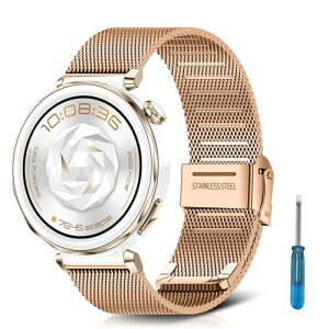 Huawei Watch GT 3 Pro 43mm / Huawei Watch GT 3 / GT 2 42mm �����x���g 20mm �����o���h �ւ��X�g���b�v �h�K �ϋv���̂��� �����ȒP �r�W�l�X�� ���v�x���g �j�����p (���[�Y�S�[���h)