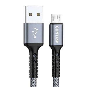 �}�C�N�� USB �P�[�u�� Micro USB �P�[�u�� 1M �����[�d USB2.0�f�[�^�]�� Android�[�d�P�[�u�� �A���h���C�h�[�d�R�[�h Aquos / Sony XperiaAsus / Galaxy / Kindle ���@��i�C�����ґg�� �O���[