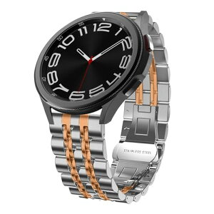 Galaxy Watch 7 6 5 4 FE 40mm 44mm �x���g 20mm �����x���g �X�e�����X�� ���� �r�W�l�X �V���v�� �J�W���A�� �f�C���[ �ϏՌ� �����p �ȒP ���E �V���o�[/���[�Y�S�[���h