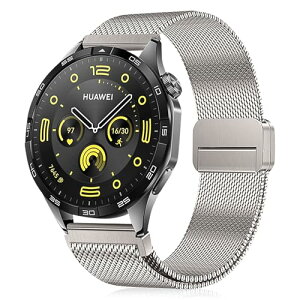 Huawei Watch GT Runner 2 / GT 6 Pro / GT 6 / GT5 Pro / GT5 / 4 46mm �x���g 22mm �X�e�����X �����x���g �r�W�l�X �V���v�� �ȒP ���E �r���v �f�C���[ �X�}�[�g�E�H�b�` �X�^�[���C�g�J���[