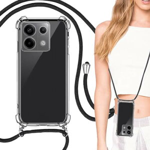 Redmi Note 13 Pro 5G �P�[�X �N���A ���� �J�o�[ �V�����_�[ �X�g���b�v �΂߂��� �X�}�z�P�[�X �\�t�g TPU �o���p�[�P�[�X �ϏՌ� ���|�� ���^ �y�� �΂ߊ|�� �N���A�P�[�X ��|�� �V�����_�[�P�[