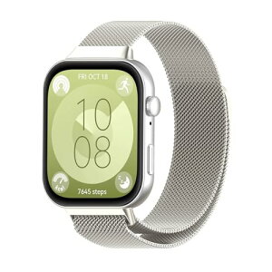 Huawei Watch Fit 5 Pro / Fit 5 / Huawei Watch Fit 4 Pro / Fit 4 / Fit 3 �x���g �X�}�[�g�E�H�b�` �o���h �X�e�����X ���� ���C ���v�x���g ���߉\ �ʋC�� �}�O�l�b�g �����x���g (�X�^�[���C�g�J���[)