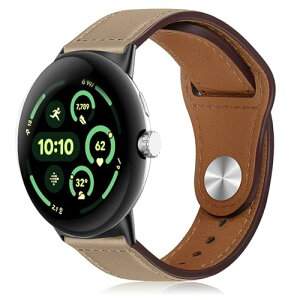 Google Pixel Watch 4 / Pixel Watch 3 45mm �o���h �v �x���g ���U�[�o���h �X�g���b�v �X�|�[�c�o���h �r���v�x���g �r�W�l�X �J�W���A�� �f�C���[ (�A�v���R�b�g)