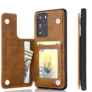 HUAWEI P40 PRO 5G �P�[�X �蒠�^ �w�ʃP�[�X ���� ���烌�U�[ ���΋z�� �}�O�l�b�g �Ў葀��w�� IC �J�[�h ���[ ���u���@�\ �V���v�� ���^ �L�Y�h�~ �ϏՌ� �u���E��