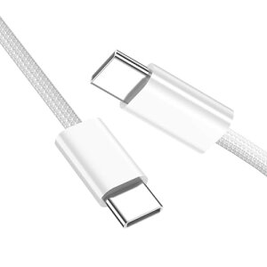 USB C �P�[�u�� Type C �I�X-�I�X 27W 65W �d�� 480Mbps �f�[�^�P�[�u�� �z���C�g�X���[�u �X�}�z &�^�u���b�g&�m�[�g�p�\�R���Ή� (200cm)
