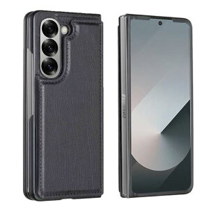 Galaxy ZFold6 SCG28 SC-55E �P�[�X �蒠�^ �w�ʃP�[�X ���� ���烌�U�[ ���΋z�� �}�O�l�b�g �Ў葀��w�� IC �J�[�h ���[ ���u���@�\ �V���v�� ���^ �L�Y�h�~ �ϏՌ� �u���b�N