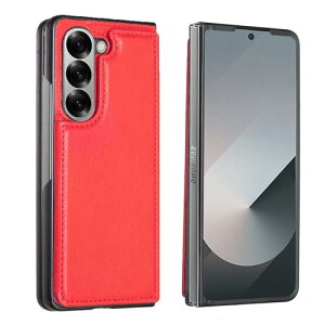 Galaxy ZFold6 SCG28 SC-55E �P�[�X �蒠�^ �w�ʃP�[�X ���� ���烌�U�[ ���΋z�� �}�O�l�b�g �Ў葀��w�� IC �J�[�h ���[ ���u���@�\ �V���v�� ���^ �L�Y�h�~ �ϏՌ� ���b�h