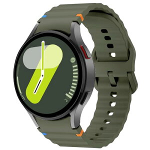 Galaxy Watch 7 / 6 / 5 / 4 / FE 40mm 44mm �x���g �V���R�� �o���h �X�|�[�c�X�g���b�v ������� �_� �h�� �����o���h Galaxy Watch 6 Classic 43mm 47mm / Watch 4 Classic / Galaxy Watch 5 Pro 45mm �����x���g (�O���[��)