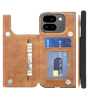 Google Pixel 9 Pro Fold �P�[�X �蒠�^ �w�ʃP�[�X ���� ���烌�U�[ ���΋z�� �}�O�l�b�g �Ў葀��w�� IC �J�[�h ���[ ���u���@�\ �V���v�� ���^ �L�Y�h�~ �ϏՌ� �u���E��
