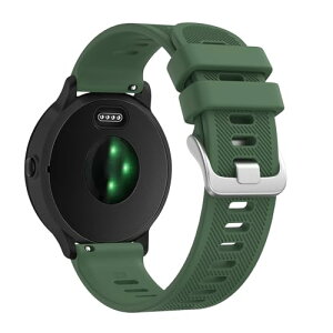 Garmin ForeAthlete 55 / ForeAthlete 245 / 245M / ForeAthlete 645 / 645M�p�o���h �x���g 20mm �_�炩�� �V���R���o���h ���߉\ (�_�[�N�O���[��)