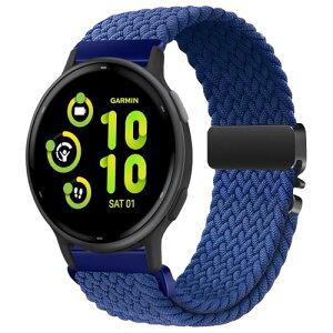 Garmin Vivoactive 6 / 5 / 3 / Forerunner 570 42mm / 165 / 165 Music / Approach S44 / S50 �x���g 20mm �����x���g �ւ��x���g �L�k�� �i�C�����p���V���[�g�o�b�N���҂݃o���h �j�����p Garmin ForeAthlete 55 / 245 / 245 Music