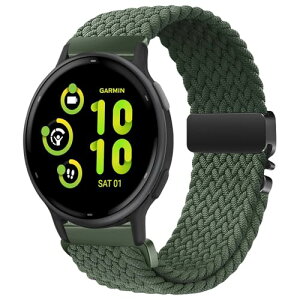 Garmin Vivoactive 6 / 5 / 3 / Forerunner 570 42mm / 165 / 165 Music / Approach S44 / S50 �x���g 20mm �����x���g �ւ��x���g �L�k�� �i�C�����p���V���[�g�o�b�N���҂݃o���h �j�����p Garmin ForeAthlete 55 / 245 / 245 Music